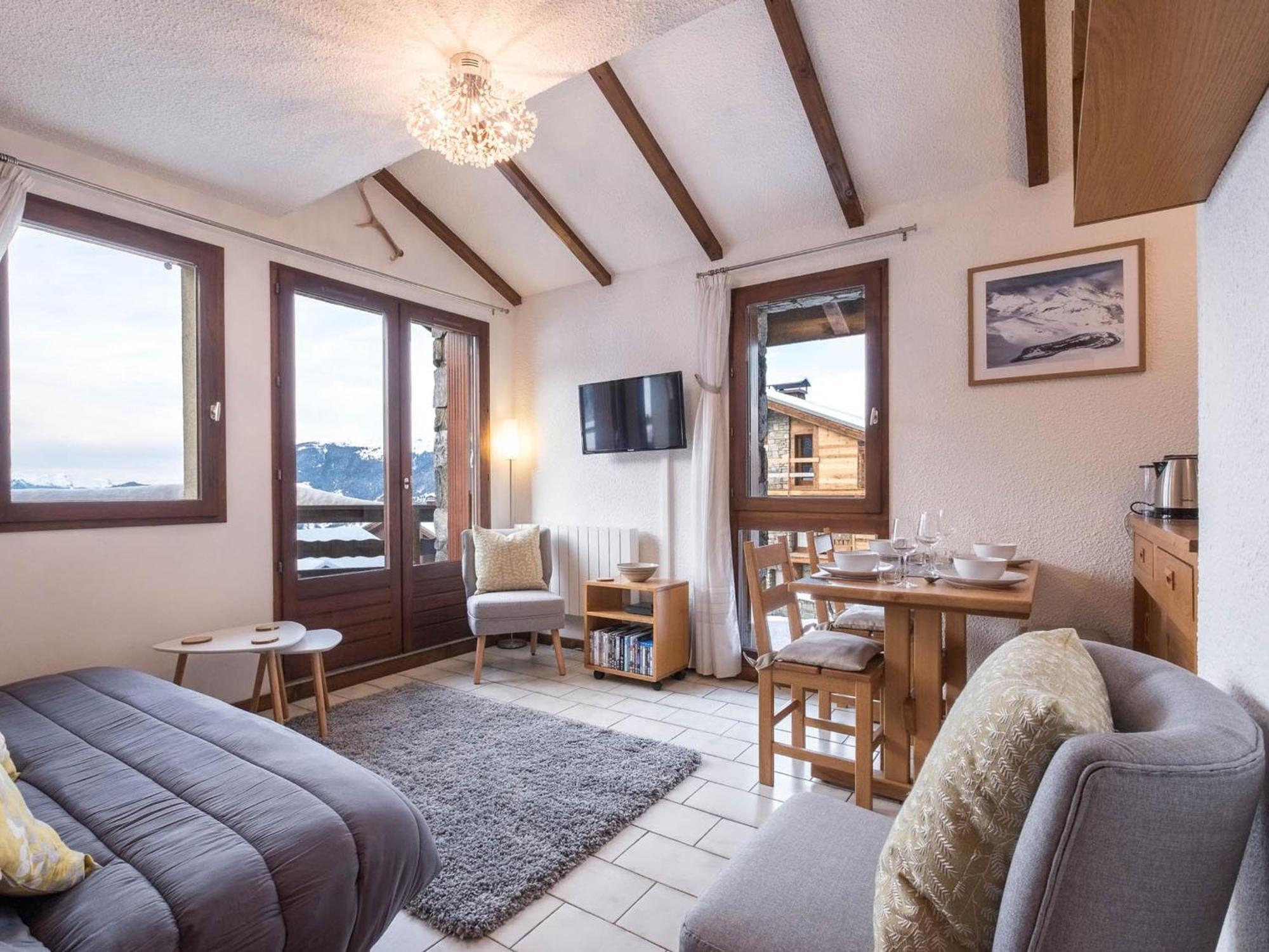 Appartement Moderne Pour 4 Personnes A Courchevel 1650, Proche Des Pistes - Fr-1-563-49 Buitenkant foto