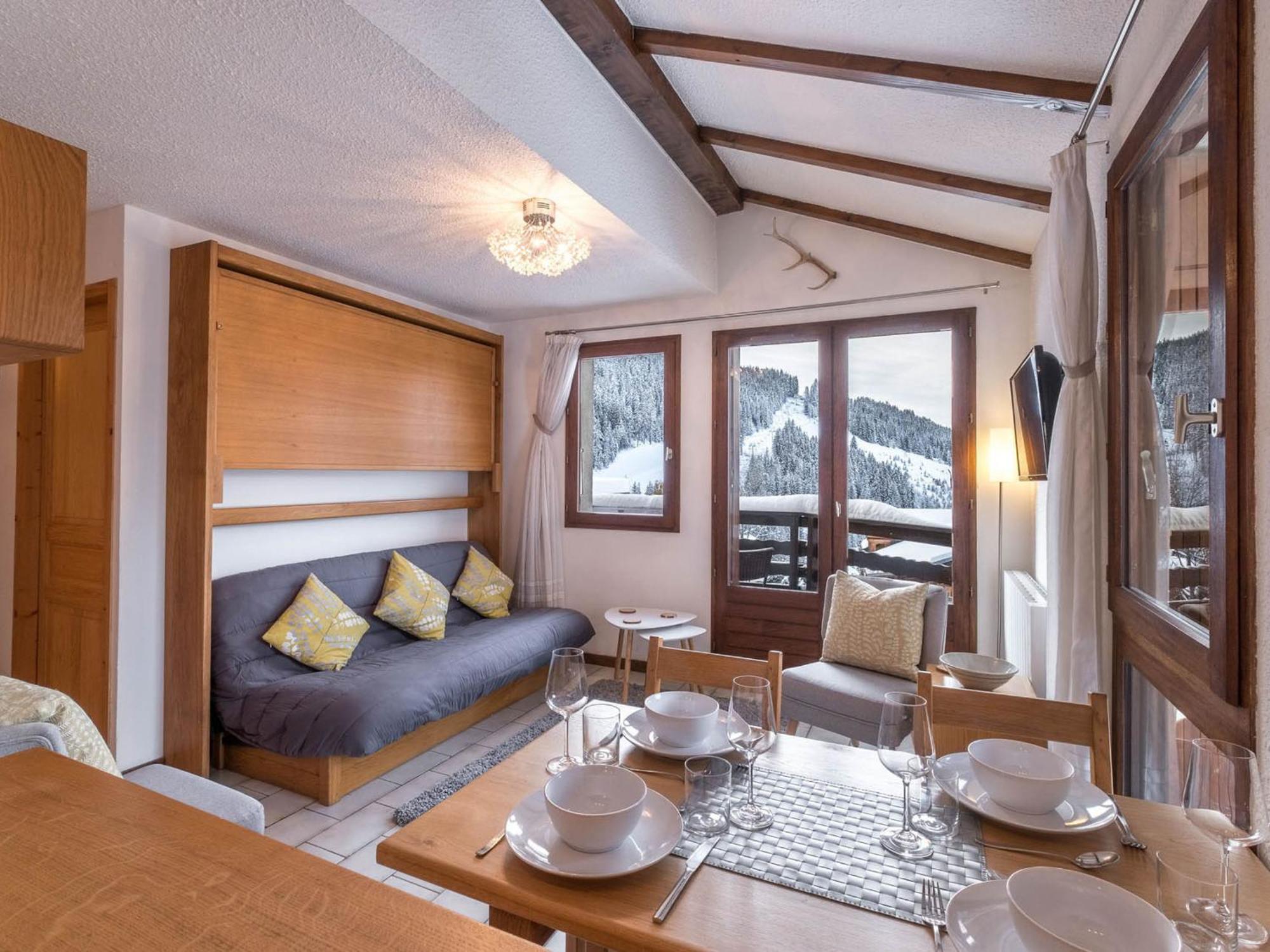 Appartement Moderne Pour 4 Personnes A Courchevel 1650, Proche Des Pistes - Fr-1-563-49 Buitenkant foto