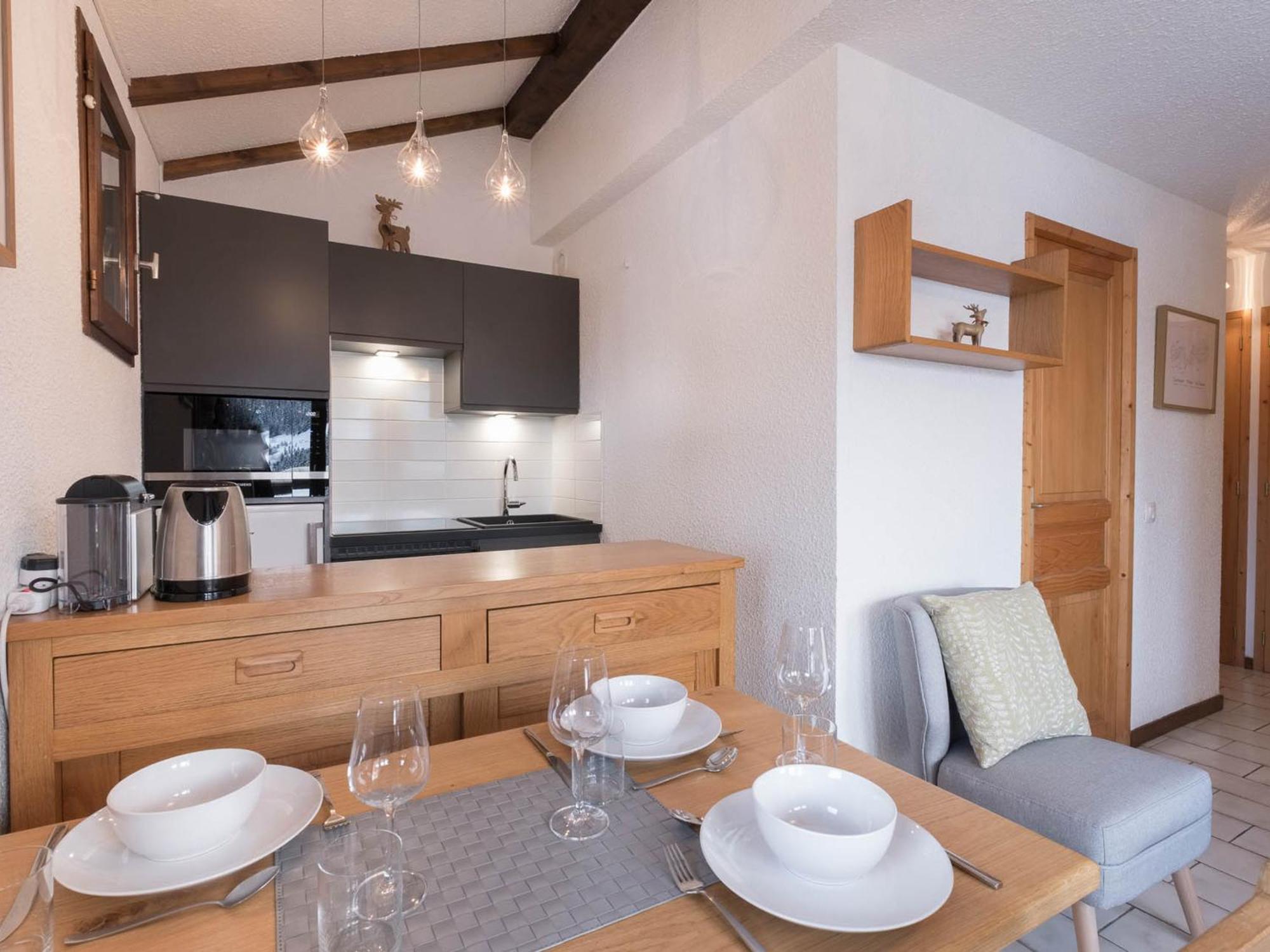 Appartement Moderne Pour 4 Personnes A Courchevel 1650, Proche Des Pistes - Fr-1-563-49 Buitenkant foto