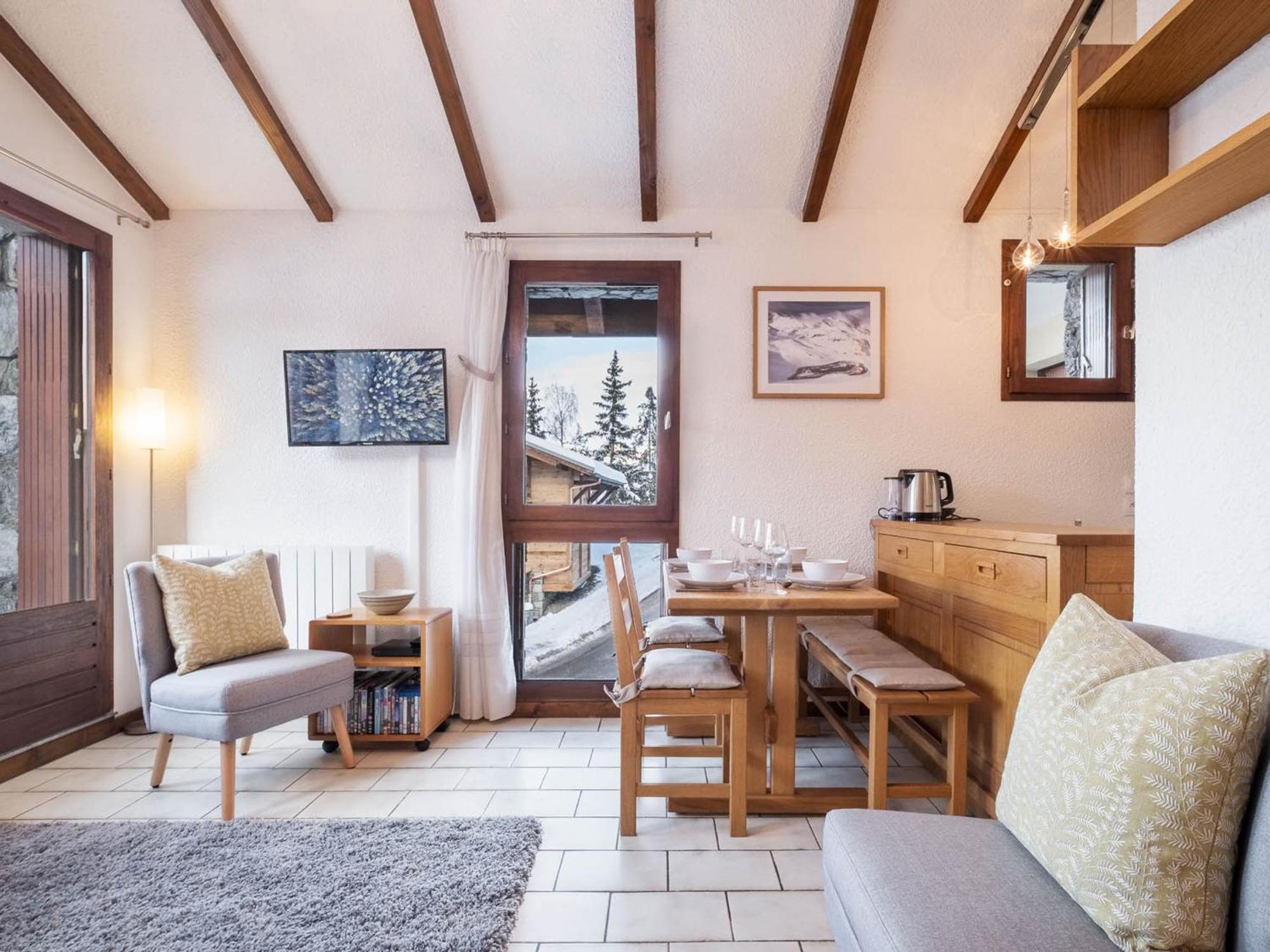 Appartement Moderne Pour 4 Personnes A Courchevel 1650, Proche Des Pistes - Fr-1-563-49 Buitenkant foto